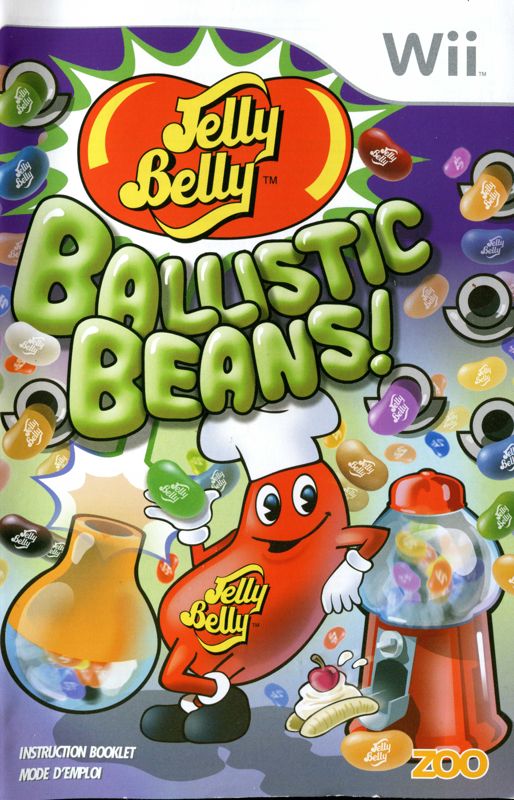 Manual for Jelly Belly: Ballistic Beans (Wii): Front