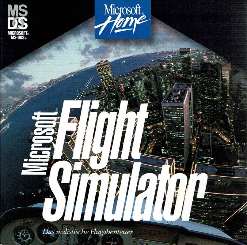 Other for Microsoft Flight Simulator (v5.0) (DOS) (Version 5.1): Jewel Case - Front