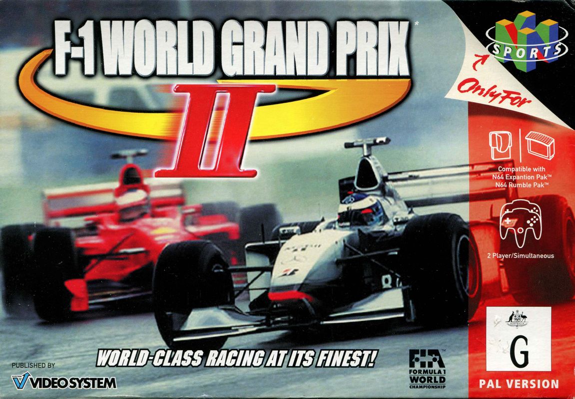 Front Cover for F-1 World Grand Prix II (Nintendo 64)