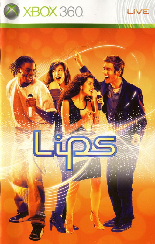 Manual for Lips (Xbox 360) (Bundled with two wireless microphones): Front