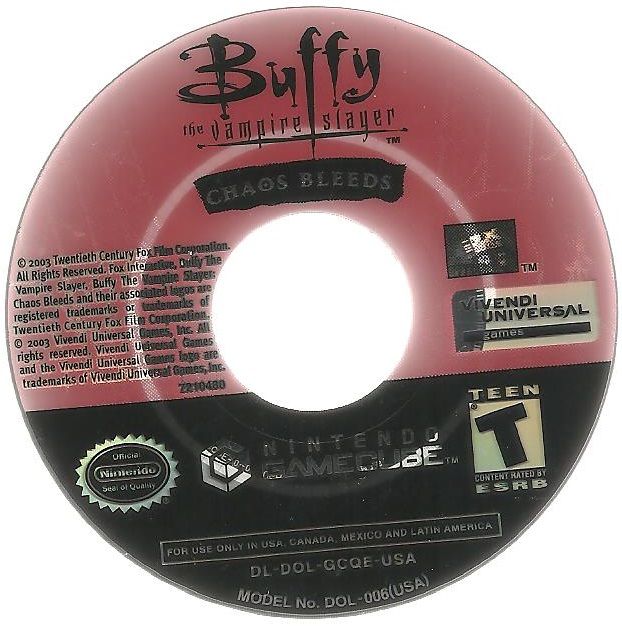 Media for Buffy the Vampire Slayer: Chaos Bleeds (GameCube)