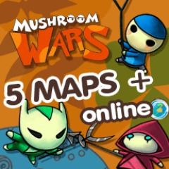 Front Cover for Mushroom Wars: Five Maps + Online (PlayStation 3) (download release)