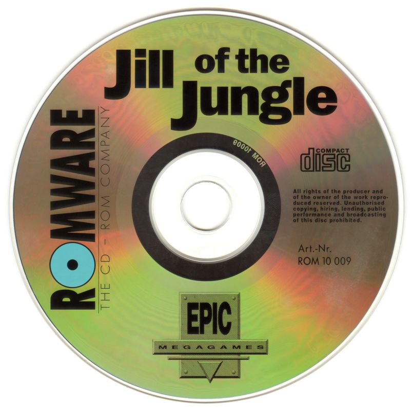 Media for Jill of the Jungle: The Complete Trilogy (DOS) (ROMWARE release)