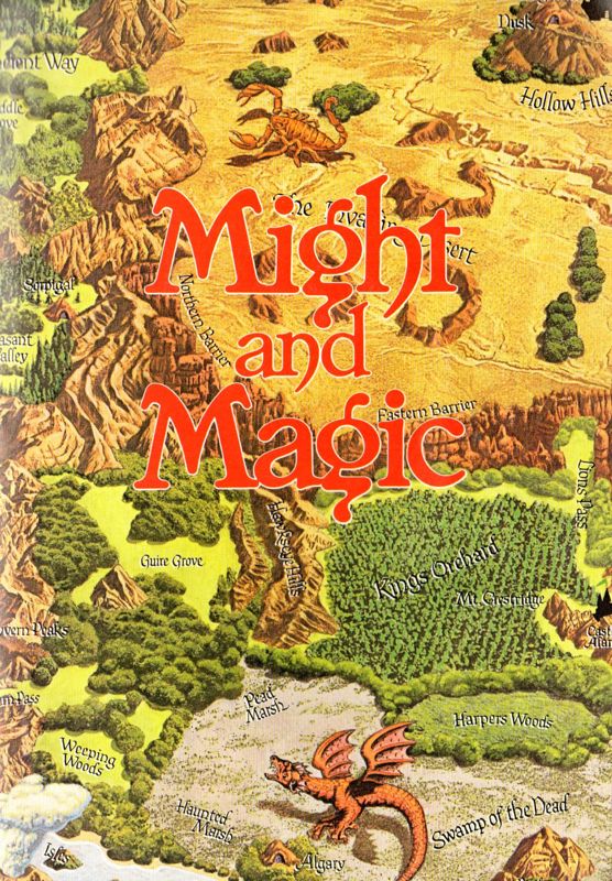 Manual for Might and Magic: Book One - Secret of the Inner Sanctum (PC-98): Front