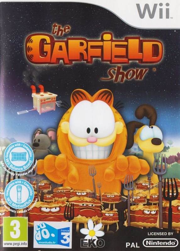 Front Cover for The Great Garfield Show: The Threat of the Space Lasagna (Wii)