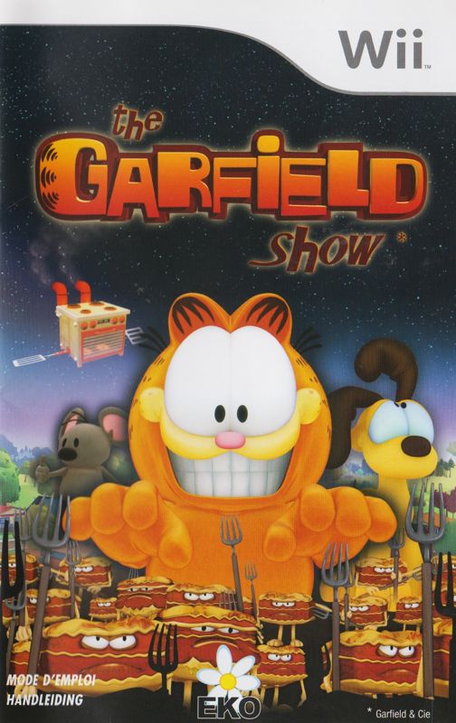 Manual for The Great Garfield Show: The Threat of the Space Lasagna (Wii): Front