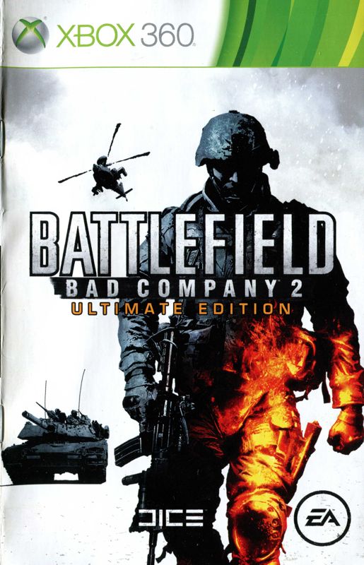 Manual for Battlefield: Bad Company 2 - Ultimate Edition (Xbox 360): Front