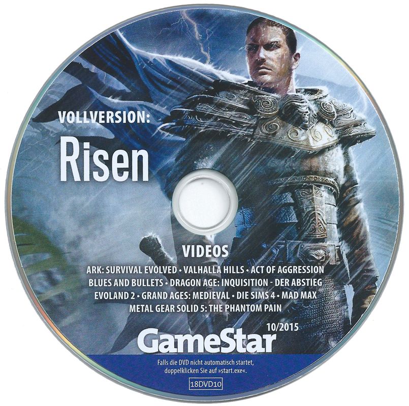 Media for Risen (Windows) (GameStar 10/2015 covermount)