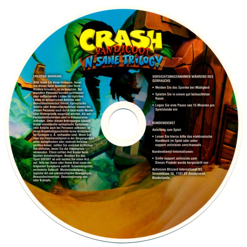 Other for Crash Bandicoot: N. Sane Trilogy (Windows): Game Code - Back