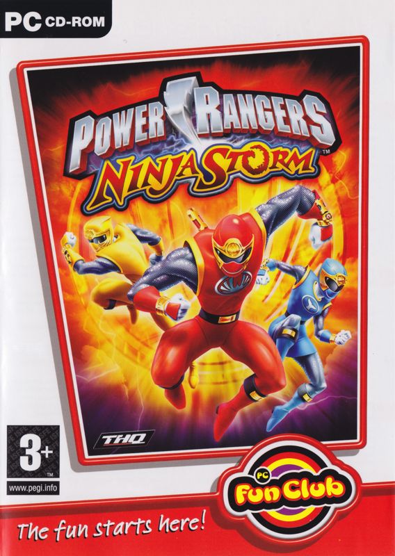 Front Cover for Power Rangers: Ninja Storm (Windows) (FunClub release)