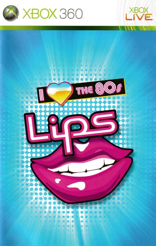 Manual for Lips: I ♥ the 80s (Xbox 360): Front