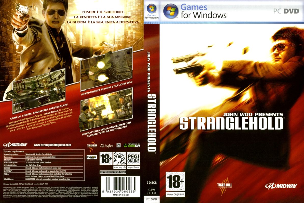 Stranglehold Cover Pc Stranglehold cover or packaging material - MobyGames