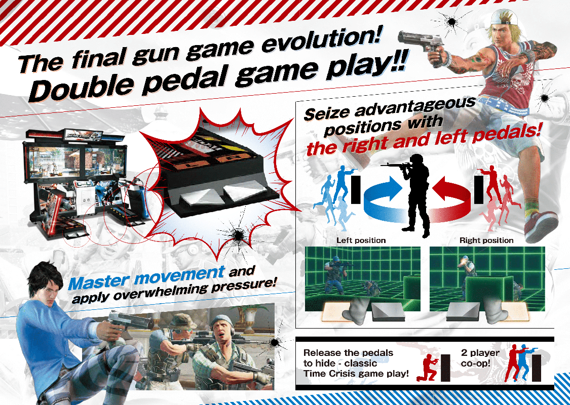 Back Cover for Time Crisis 5 (Arcade) (From bandainamco-am.co.jp)