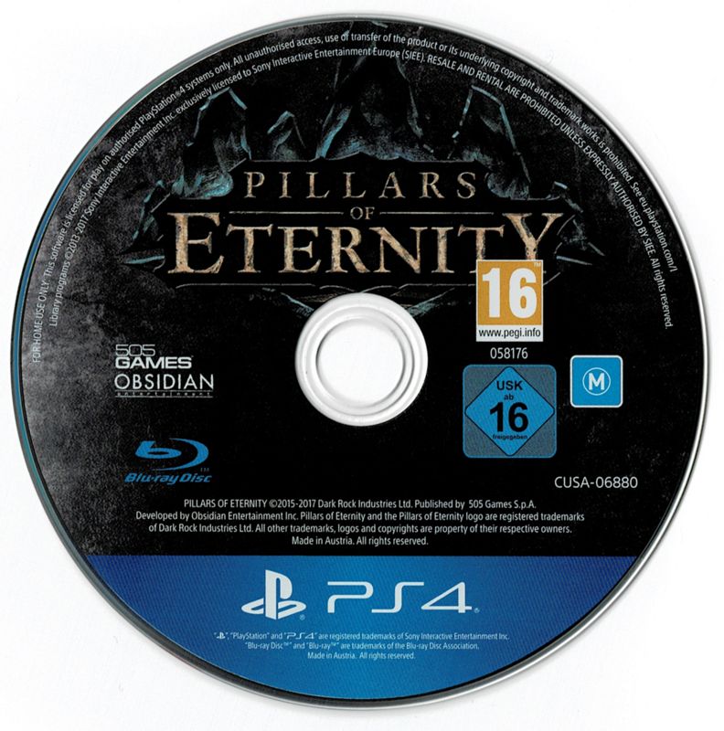 Media for Pillars of Eternity: Complete Edition (PlayStation 4)