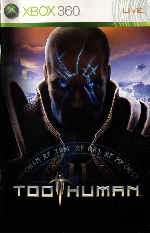 Manual for Too Human (Xbox 360): Front