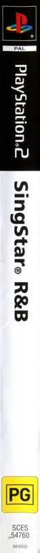 Spine/Sides for SingStar: R&B (PlayStation 2)