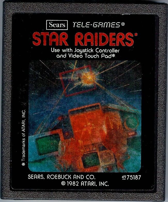 Media for Star Raiders (Atari 2600) (Sears Tele-Games release)