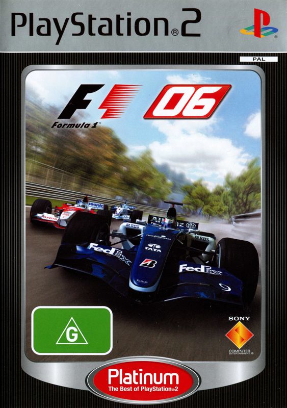 Front Cover for Formula One 06 (PlayStation 2) (Platinum release)