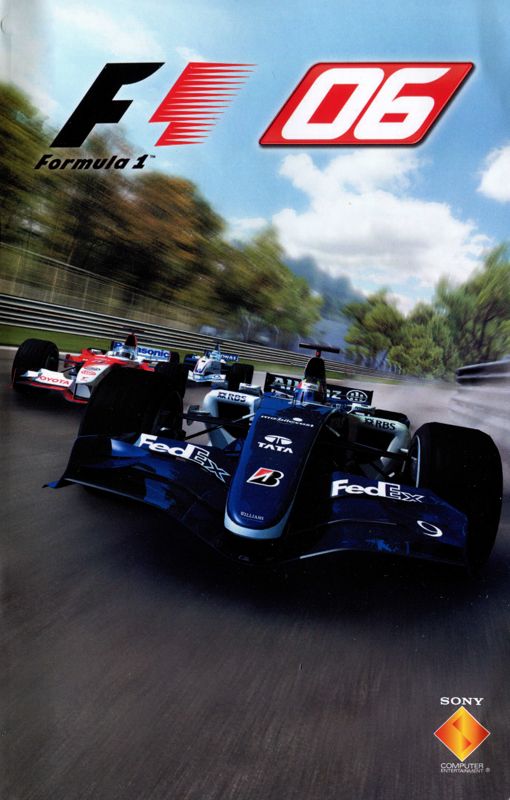 Manual for Formula One 06 (PlayStation 2) (Platinum release): Front