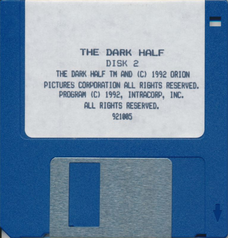 Media for The Dark Half (DOS): Disk 2