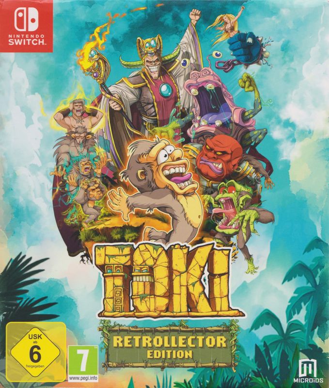 Front Cover for Toki (Retrollector Edition) (Nintendo Switch) (Sleeved Box)