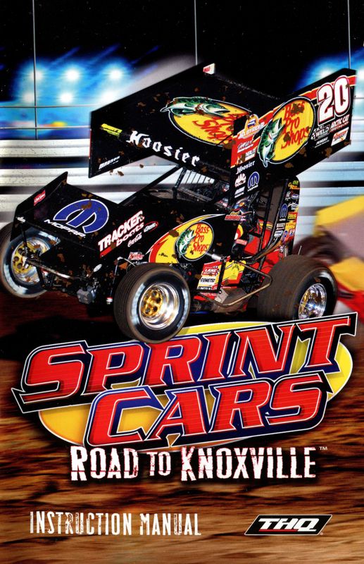 Manual for Sprint Cars: Road to Knoxville (PlayStation 2): Front