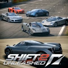 Front Cover for Shift 2: Unleashed - Fast Five (PlayStation 3) (download release)