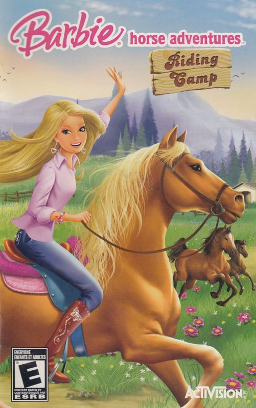 Manual for Barbie Horse Adventures: Riding Camp (PlayStation 2): Front