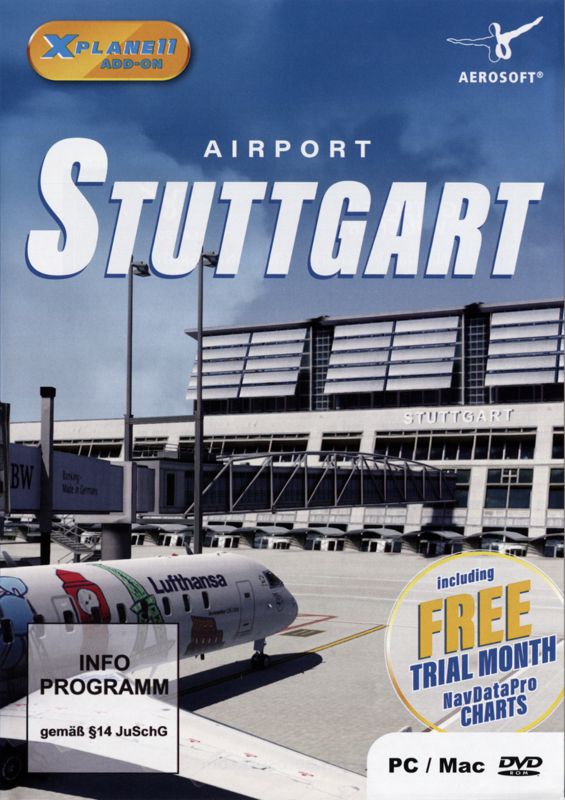 Front Cover for X-Plane 11: Airport Stuttgart (Linux and Macintosh and Windows) (Aerosoft Online Shop Purchase)