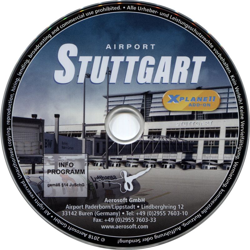 Media for X-Plane 11: Airport Stuttgart (Linux and Macintosh and Windows) (Aerosoft Online Shop Purchase)