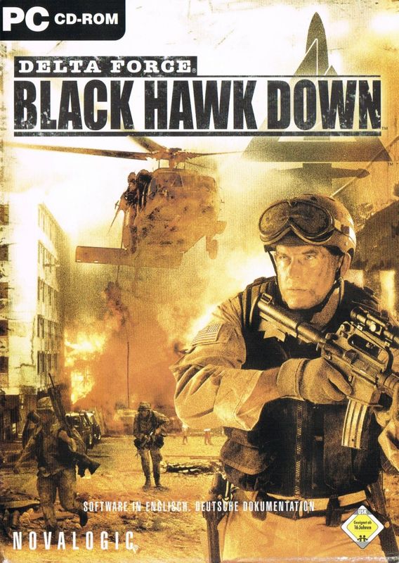 Front Cover for Delta Force: Black Hawk Down (Windows) (Front Cover with old USK-Logo)