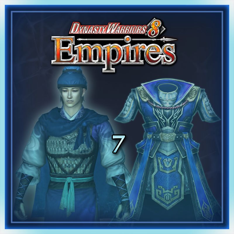 Front Cover for Dynasty Warriors 8: Empires - Free Alliances Version: Edit Parts - Male Equipment 7 (PS Vita and PlayStation 3 and PlayStation 4) (download release)