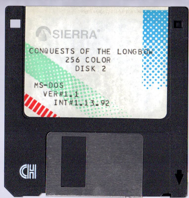 Media for Conquests of the Longbow: The Legend of Robin Hood (DOS) (v1.1): 3.5" Disk 2