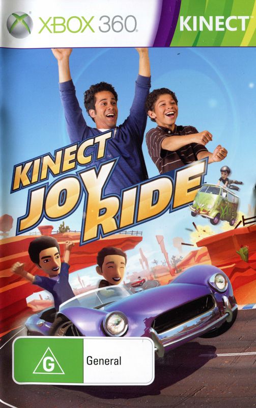 Manual for Kinect Joy Ride (Xbox 360): Front