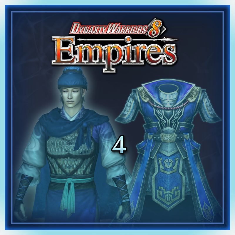 Front Cover for Dynasty Warriors 8: Empires - Free Alliances Version: Edit Parts - Male Equipment 4 (PS Vita and PlayStation 3 and PlayStation 4) (download release)