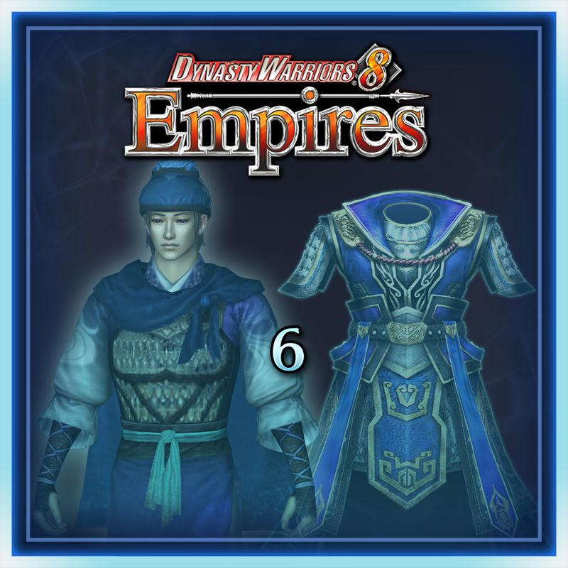 Front Cover for Dynasty Warriors 8: Empires - Free Alliances Version: Edit Parts - Male Equipment 6 (PS Vita and PlayStation 3 and PlayStation 4) (download release)