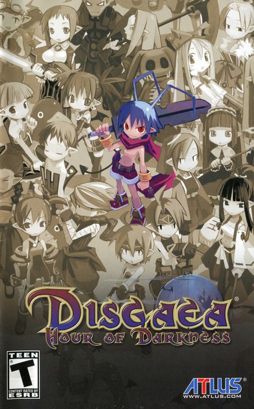 Manual for Disgaea: Hour of Darkness (PlayStation 2) (Greatest Hits release): Front