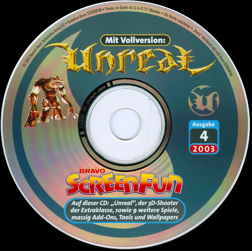 Media for Unreal (Windows) (Bravo Screenfun 04/2003 Covermount)