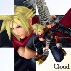 Front Cover for Dissidia 012 [duodecim] Final Fantasy: Cloud - Kingdom Hearts Gear (PSP) (download release)