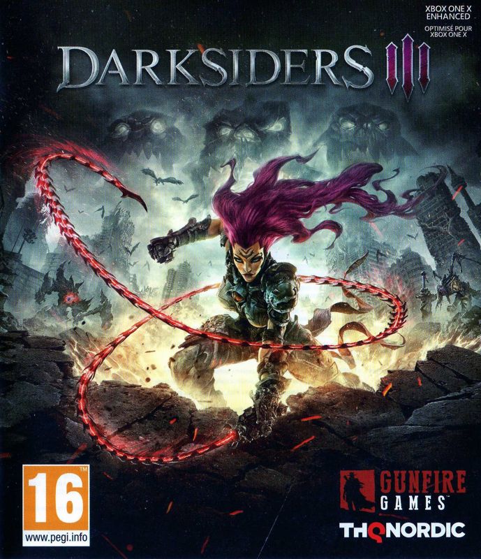 Front Cover for Darksiders III (Xbox One)