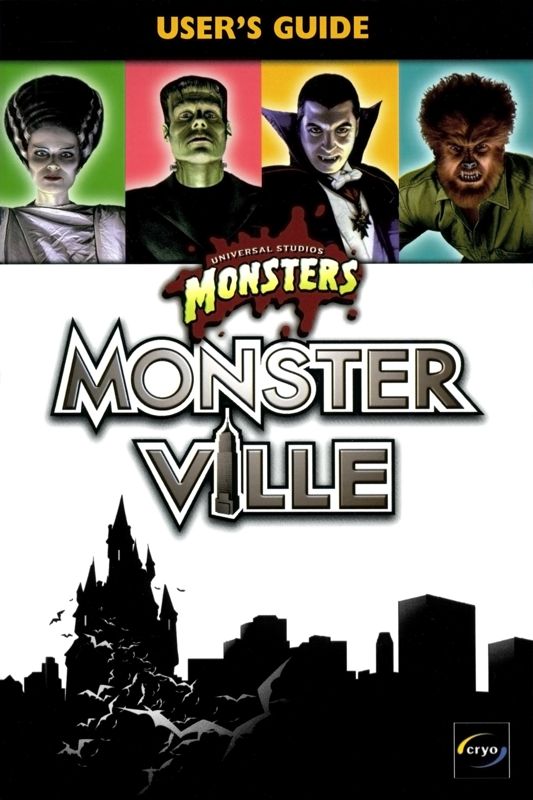 Manual for Universal Monsters: Monsterville (Windows): Front