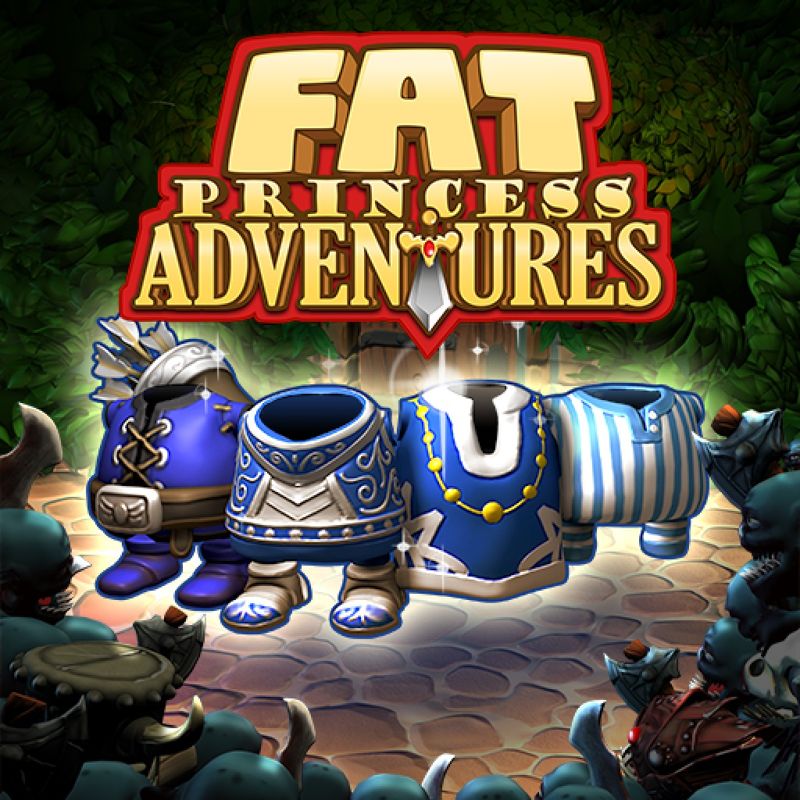 Front Cover for Fat Princess: Adventures - Super Awesome Hero Loot Pack! (PlayStation 4) (download release)