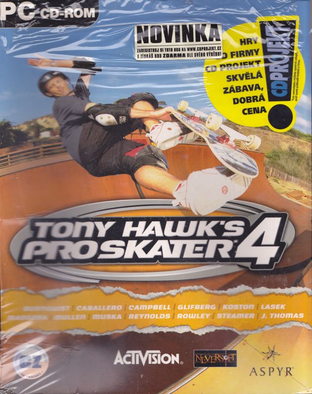 Front Cover for Tony Hawk's Pro Skater 4 (Windows)