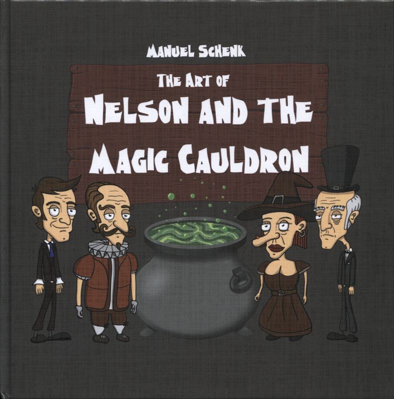 Extras for Nelson and the Magic Cauldron (Linux and Macintosh and Windows): Art Book - Front (not included in box)