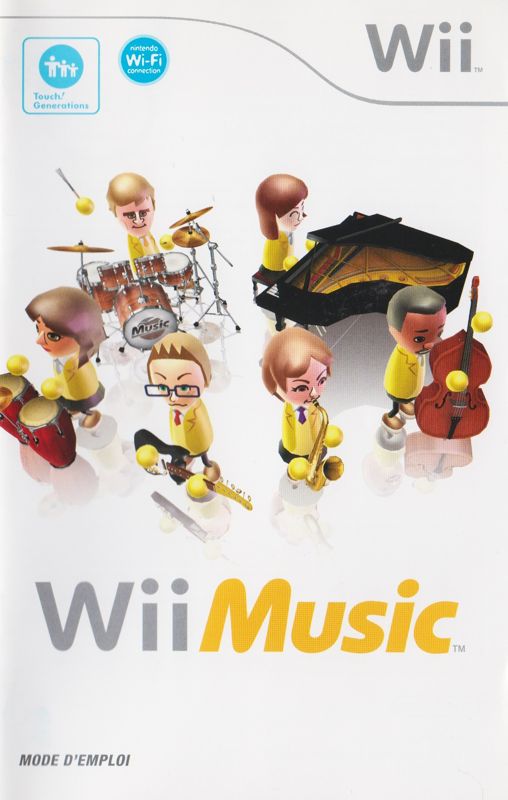 Wii Music cover or packaging material MobyGames