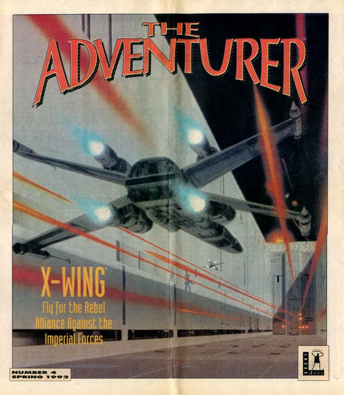 Extras for Indiana Jones and the Fate of Atlantis (DOS) (5.25'' Floppy Disk release): The Adventurer Magazine (Number 4, Spring 1992) - Front