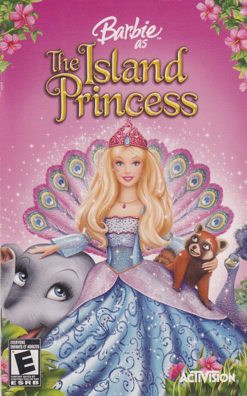 Manual for Barbie as the Island Princess (PlayStation 2): Front