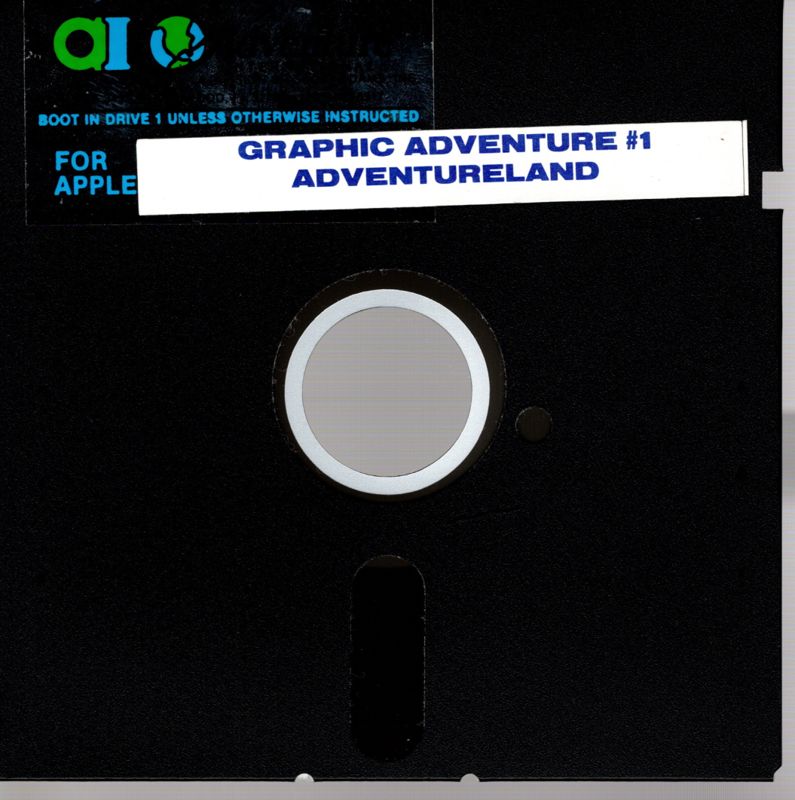 Media for Scott Adams' Graphic Adventure #1: Adventureland (Apple II) (Styrofoam folder)