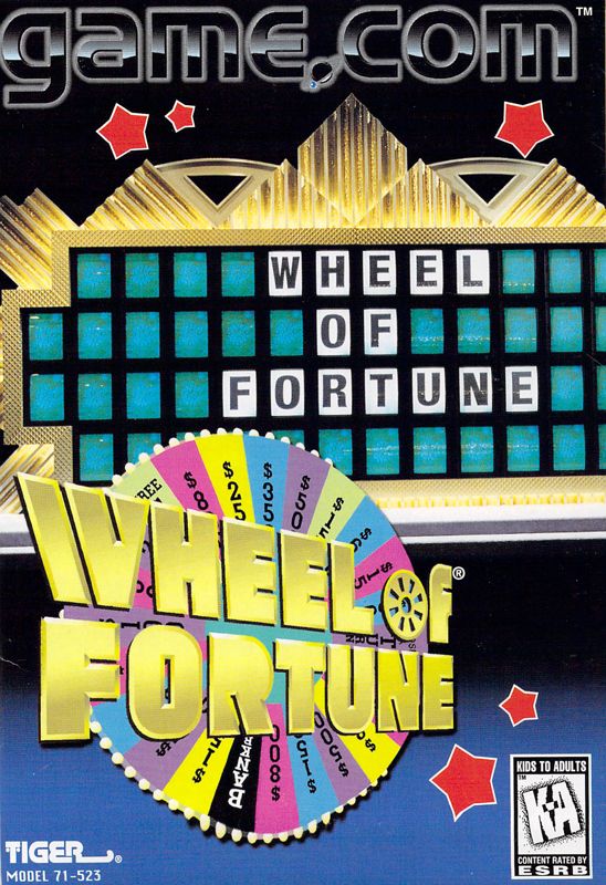Front Cover for Wheel of Fortune (Game.Com)