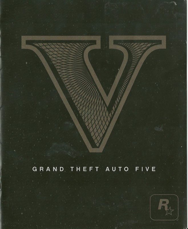 Manual for Grand Theft Auto V (PlayStation 3): Front